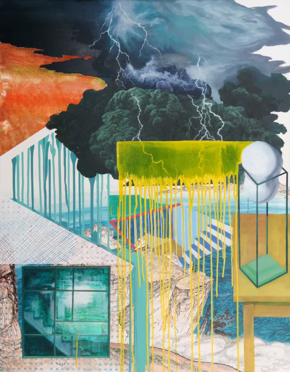 김상균, 의도적 주의력 결핍 #2-7_oil, acrylic on canvas_117x91cm_2020