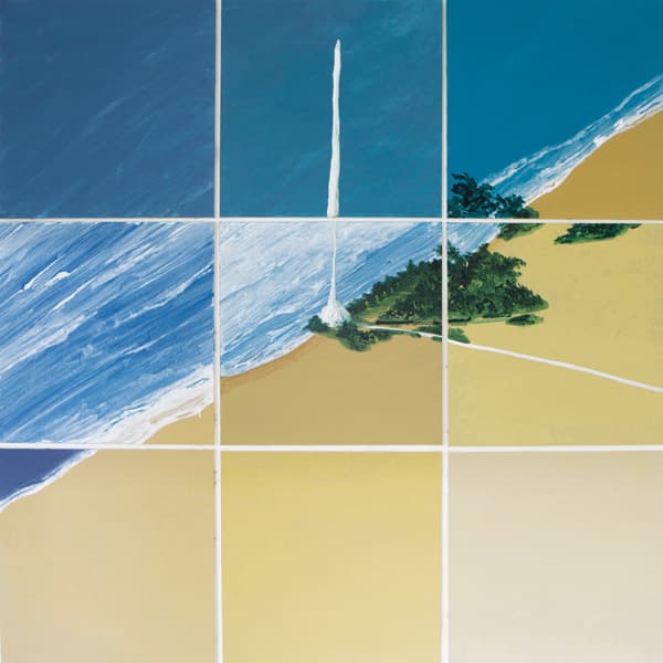 박수연_seaside_180.0 x 180.6cm_장지에 혼합채색_2016
