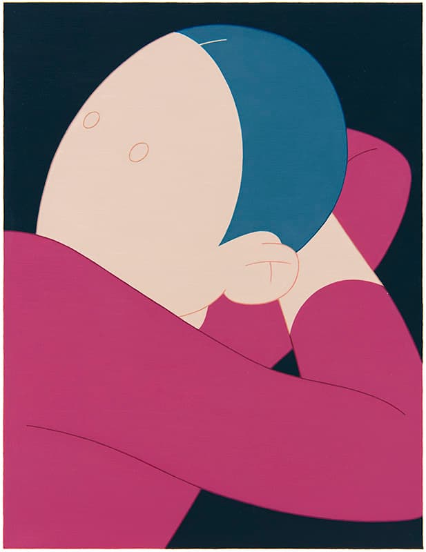 변웅필-한 사람 Someone 2020 Oil on canvas 53cm x 40.9cm.