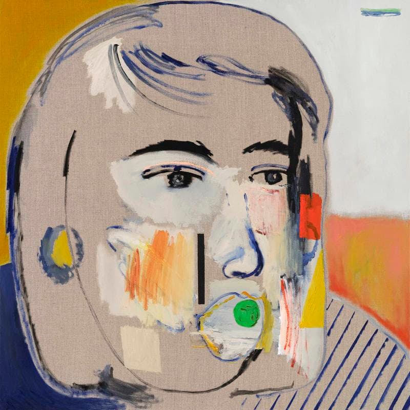 BEK HYUNJIN. 하품 A Yawn, 2018, Oil on linen, 93 x 93 cm. Courtesy of the artist & PKM Gallery.