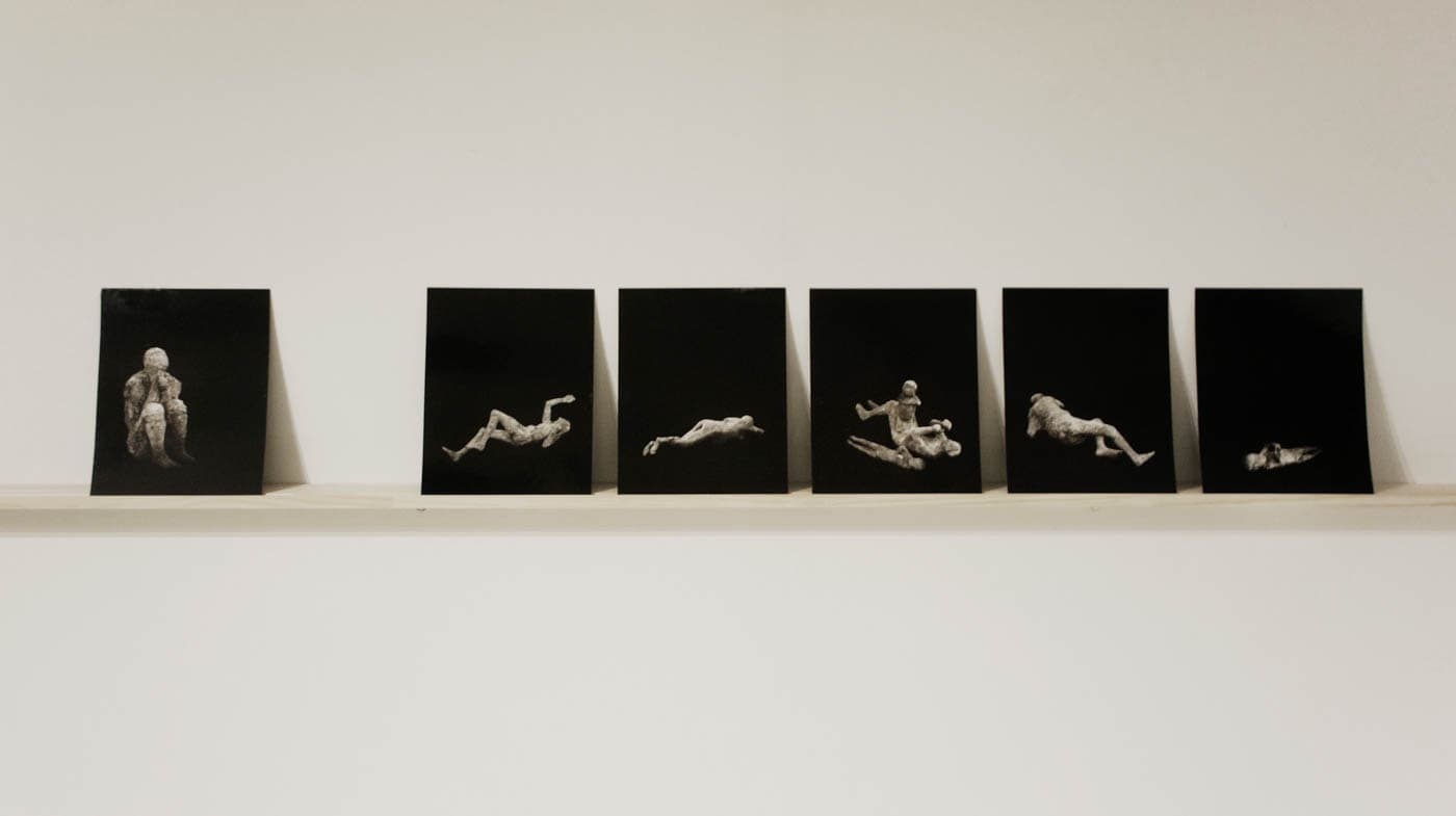 린다 코너 Linda Connor_ <UnEarthed, Body Casts from Pompeii, in honor of  Georgio Sommer> series_  Sublimated Digital Prints on Aluminum from 4x5 Negative