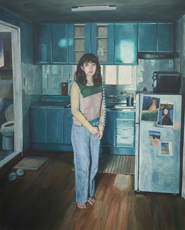 서동욱, 〈SH〉, 2020. 캔버스에 유채, 162.2 x 130.3 cm.이미지 출처: 원앤제이 갤러리