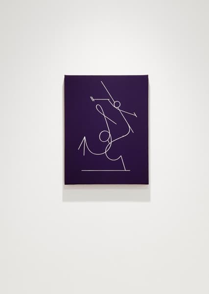 Instant Line-1707, acrylic on canvas, 53x40.5cm, 2017