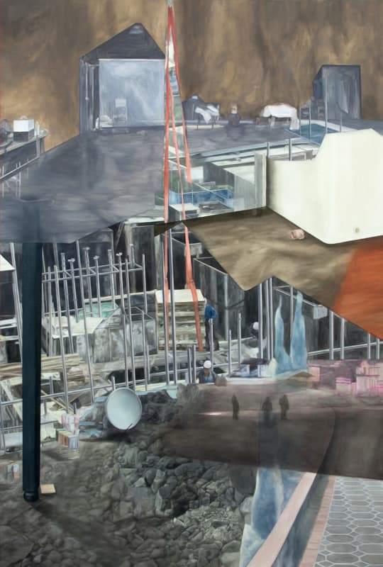 HwangHyemin_Fainted, flowing, repeated_oil on canvas_194 x 130 cm_2019