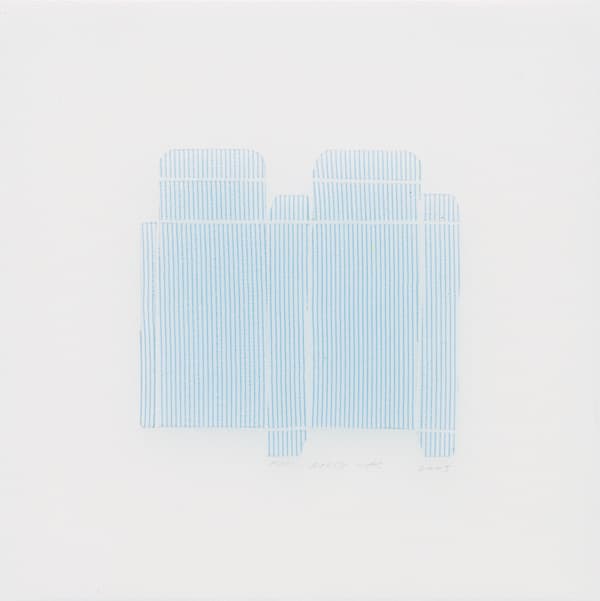 김봉태, Flattened Box 2005-57, 2005, Mixed media, 41x41cm