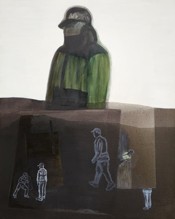 노원희, 국가의 무력, 2017, 캔버스에 유채, 162x130cm
