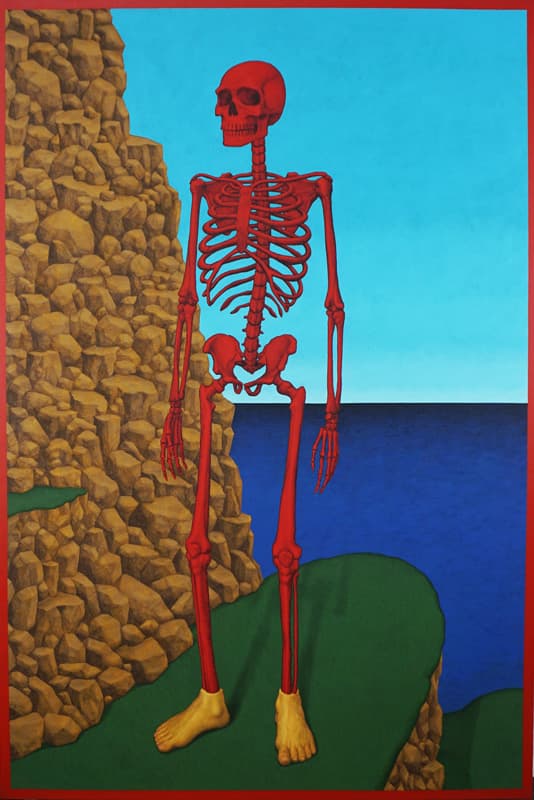 이재석_세 가지 경계선 193.9x130.3cm acrylic on canvas 2020