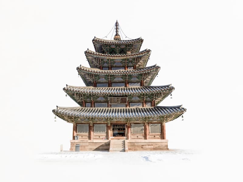 윤길중 <큰법당> _ 법주사 보은