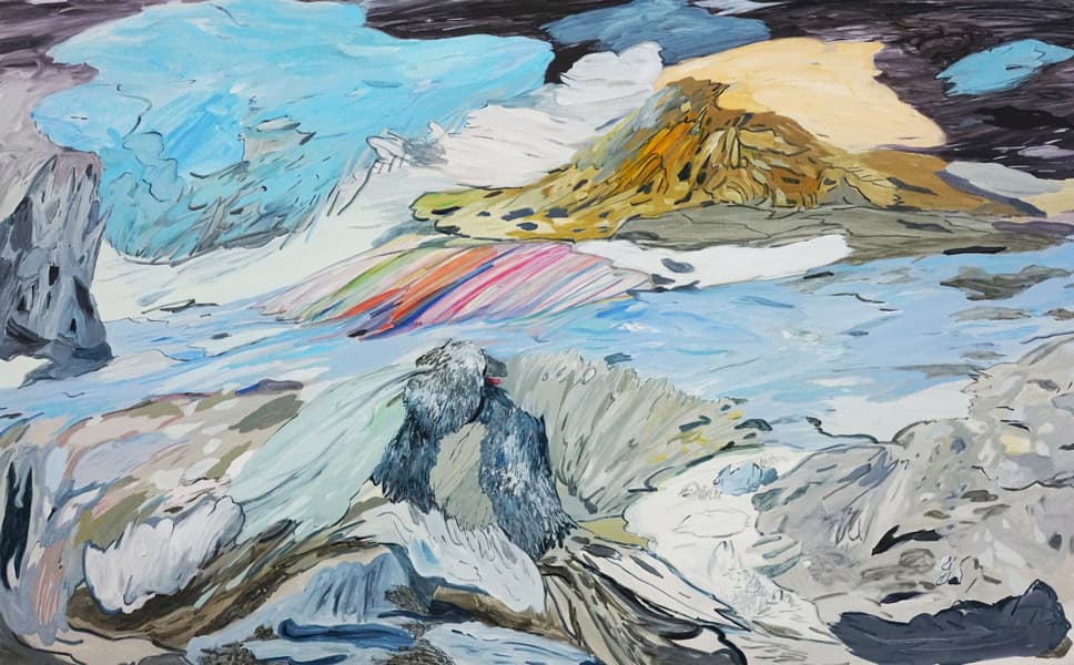 최수인, 무지개다리 Oil on canvas 80x117cm 2016