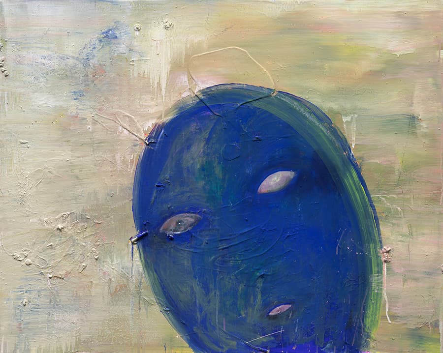 서원미_파랑(Blue)_oil & acrylic & spray on linen_72.7x91cm_2021