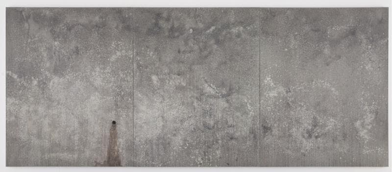 김해진, 무제, 227.3 x 545.4 cm, acrylic, oil on canvas, 2015