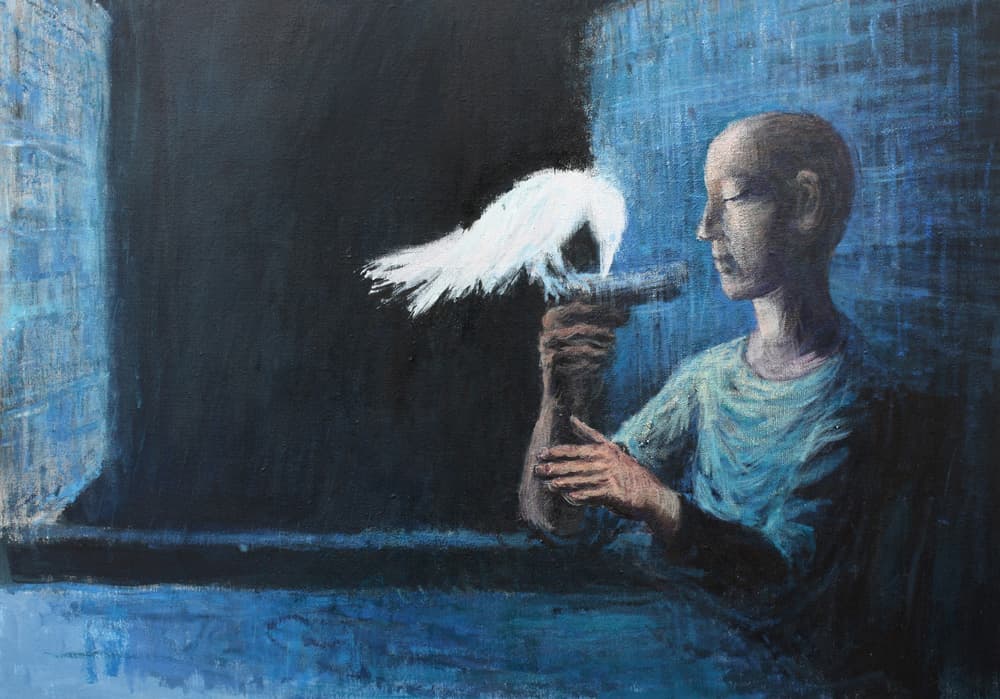 정석희, 까마귀와 밥, 2012, 영상 ȸȭ, 131개의 ȸȭ 이미지, 1분 30초, 가변크기