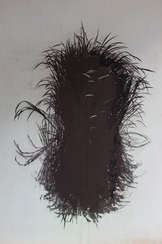 강영순, 덤불_acrylic, embroidering on cloth_84×118cm