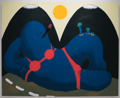 Min Choi, Life Size Life, 162.2×130.3cm, acrylic on canvas, 2017