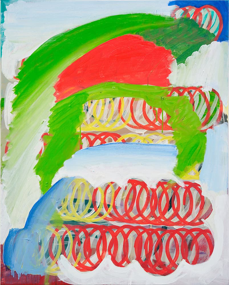 정현두 <얼굴로 그린 그림-3> oil on canvas, 90.9 x 65.1 cm, 2021