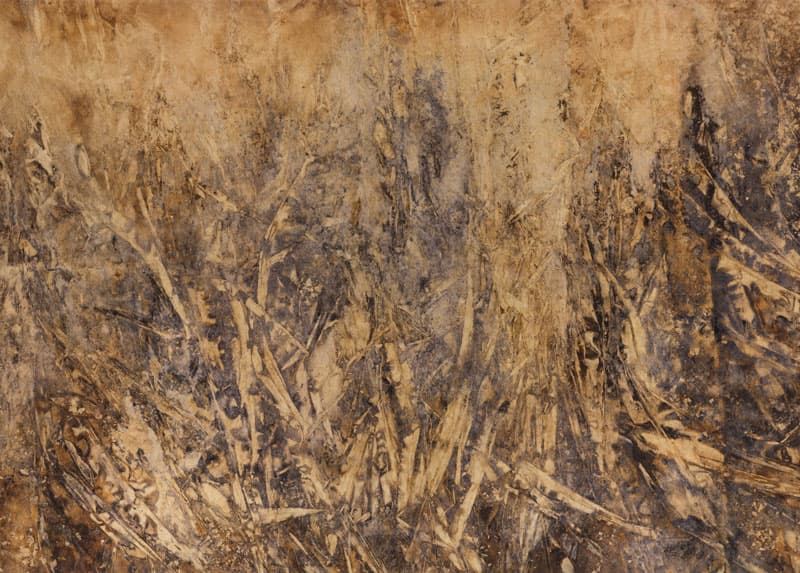 서윤희, 기억의 간격_비망(秘望), 2017, 종이 위에 혼합 재료, 147x210cm