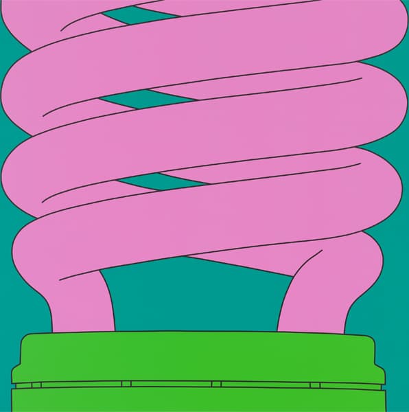 Michael Craig-Martin Untitled (lightbulb fragment) 2015 알루미늄에 아크릴 200 x 200 cm