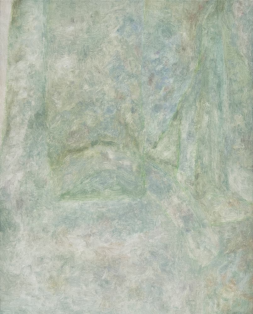 한성우, Untitled, oil on canvas, 27.3x22cm, 2022 All Images cThe artists, Courtesy of A-Lounge, Seoul