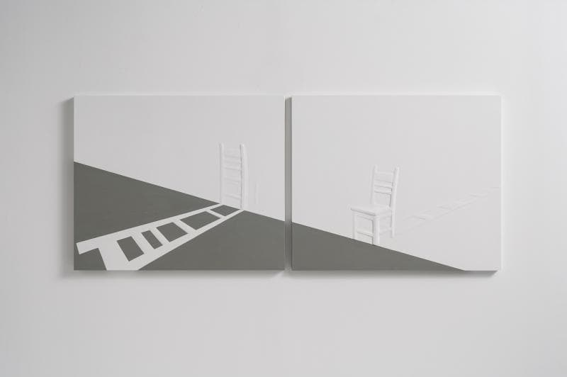 김지연, 서로 마주침_72.7x60.6cm_혼합재료_2018