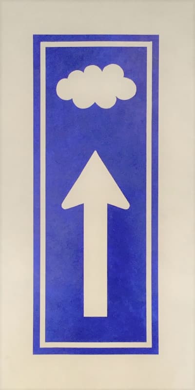 Raed Ibrahim, <일방통행>, 2019, Acrylic on canvas, 80 x 40 cm, Commissioned by Seoul Museum of Art