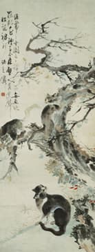 유묘도 遊猫圖  장승업 張承業 | 19세기 후반 | 도쿄국립박물관