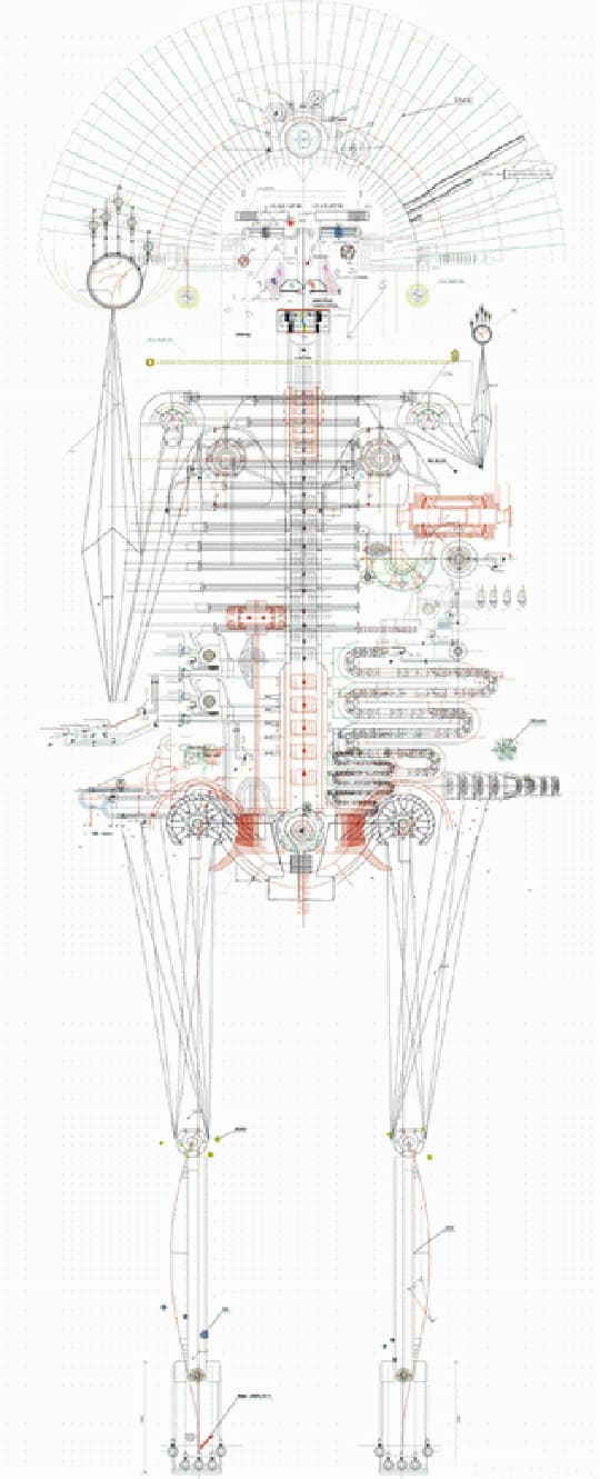안민정_Drawing of An Minjung_트레싱지에 인쇄_180×160cm_200