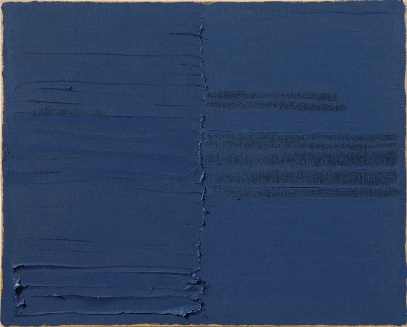 하종현(b.1935) <Conjunction 15-312> 2015 Oil on hemp cloth 130 x 162 cm Courtesy of the artist and Kukje Gallery 이미지 제공: 국제갤러리