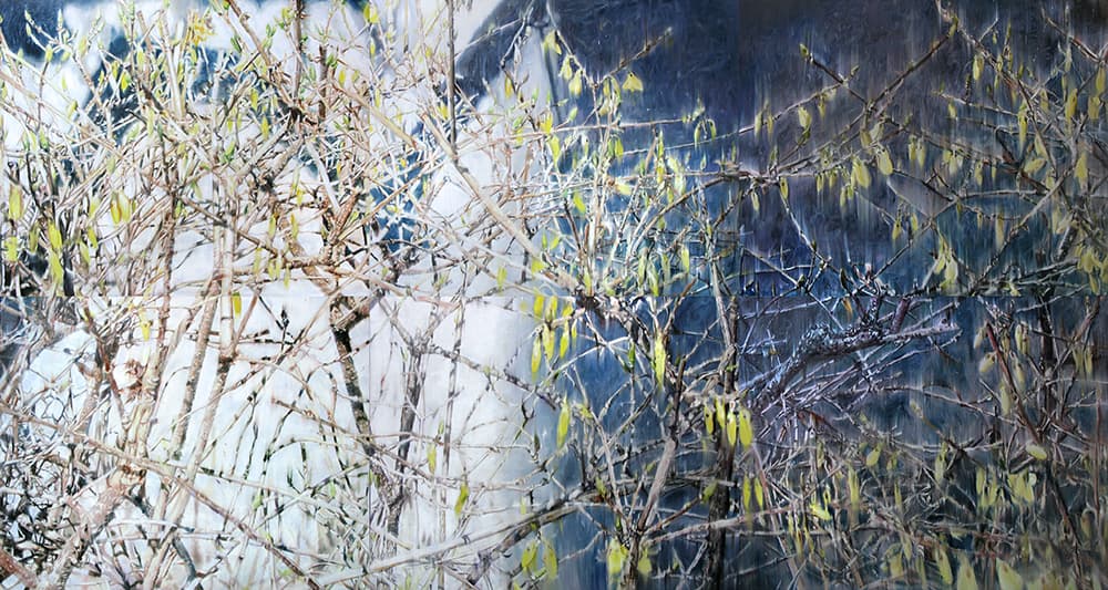 윤석원, March, 2022 ,Oil on canvas, 260.6x486.6cm