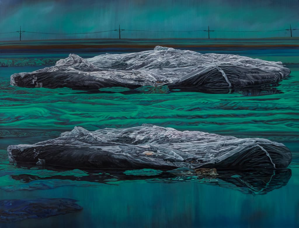 박은하, 폐쇄적 서클, 2015, 캔버스에 유채, 148×194㎝ 
