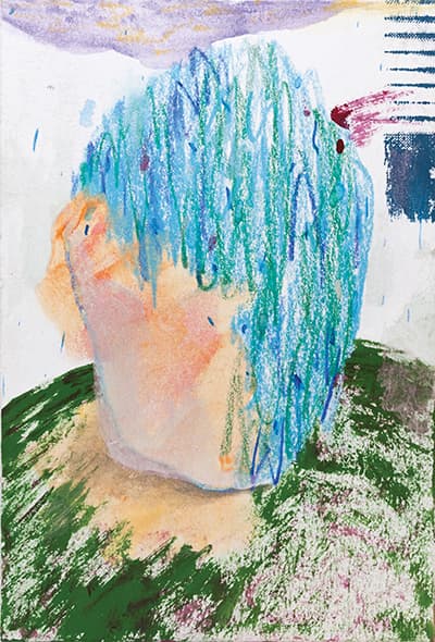 최희은, All of These Were There, dimensions variable, 보드에 아크릴, 에그 템페라, 에그 이멀젼, 크레용, 2017