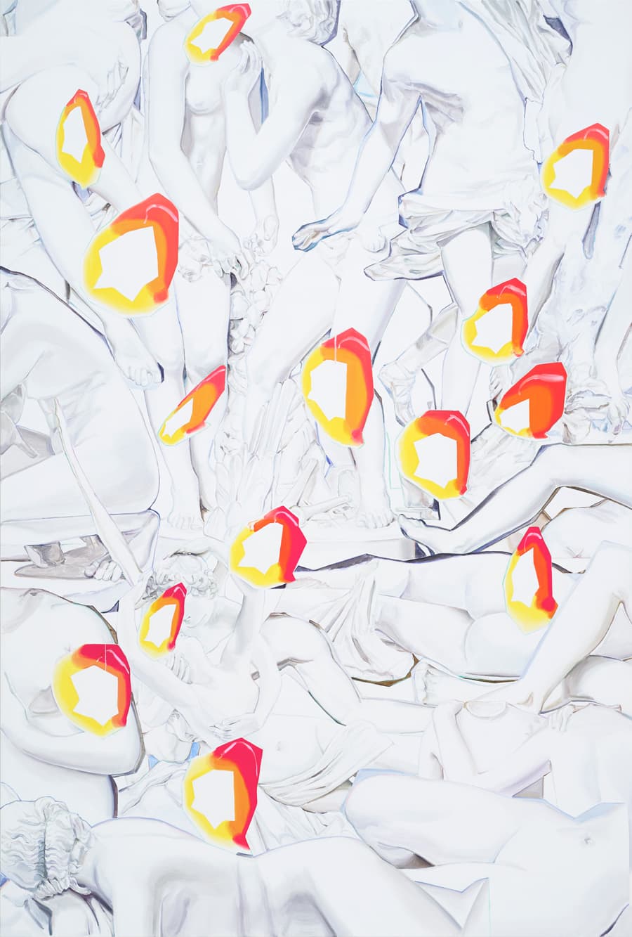 Suyeon Kim, SP20, oil on canvas, 290.9x197cm, 2018