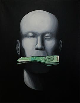 채정완, 고사, 91×137cm, Acrylic on Canvas, 2015