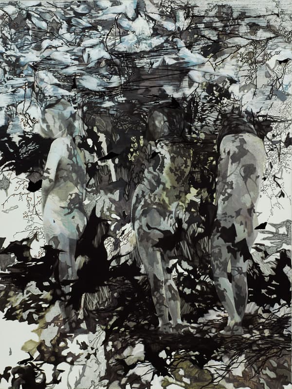 최혜원, winding, mixed media, 160x120cm, 2013