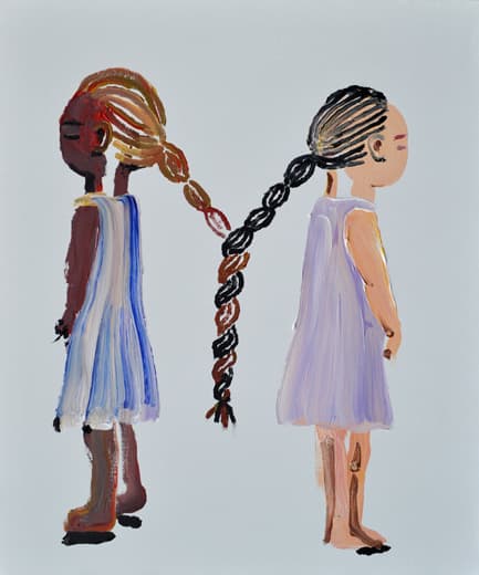 SINZOW_언젠가는 いつの間にか , acrylic on canvas , 72.7×60.6cm , 2018