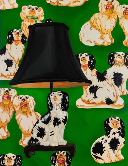 임선희, King Charles Spaniels, 2019, Oil on Canvas, 112x145.5cm