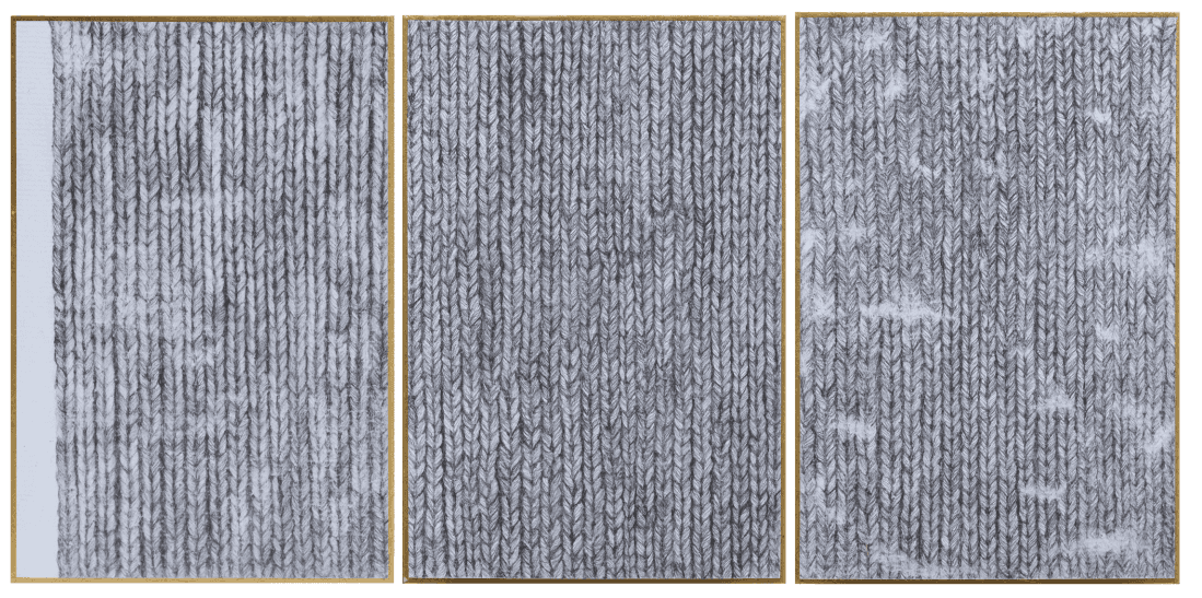 참된노동 10 x 15cm x 3ea 종이에 연필 2015