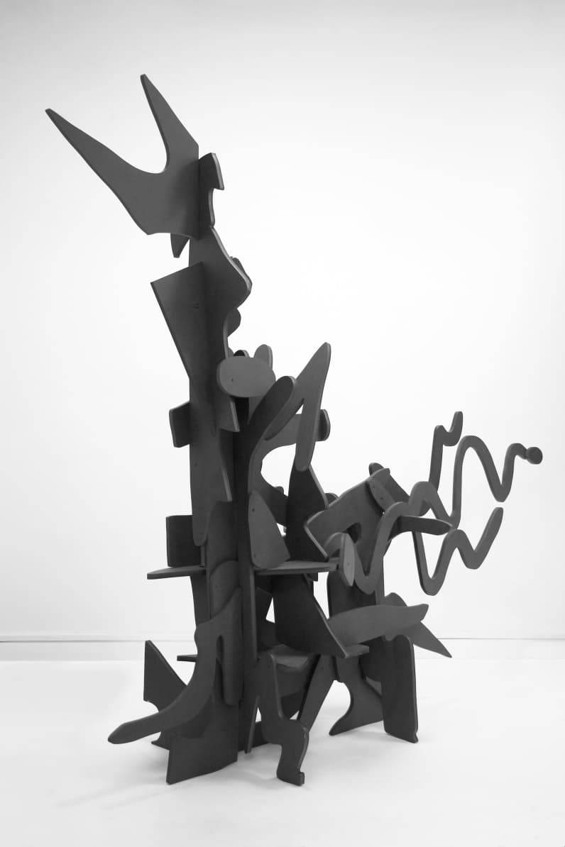 최하늘, 관망하는 용, 2021, 에코보드, 210x80x200cm