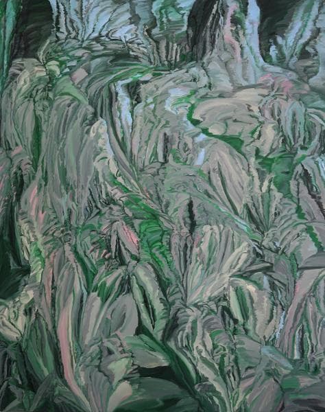 김지선, Gray Movement, 캔버스에 유채, 91cm x 116.8cm , 2018