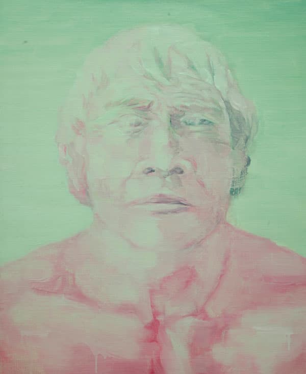 홍순명, Piltdown man 1, 캔버스에 오일, 65x53cm, 2016
