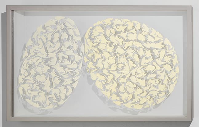 장인희, Relation 17001, 2016, Mirror PET film, Acrylic plate, 50x80x9cm