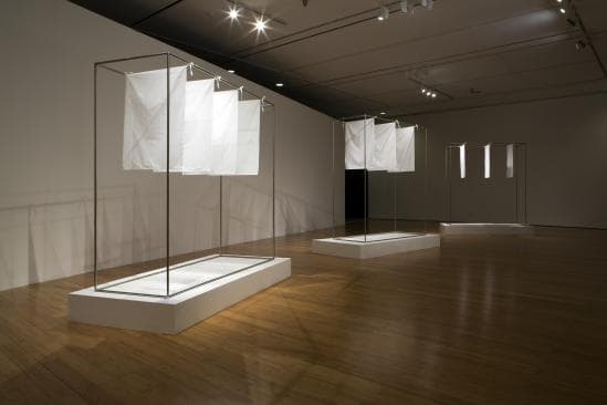 배종헌, 산모수첩_2014, Thread on linen_Dimension variable