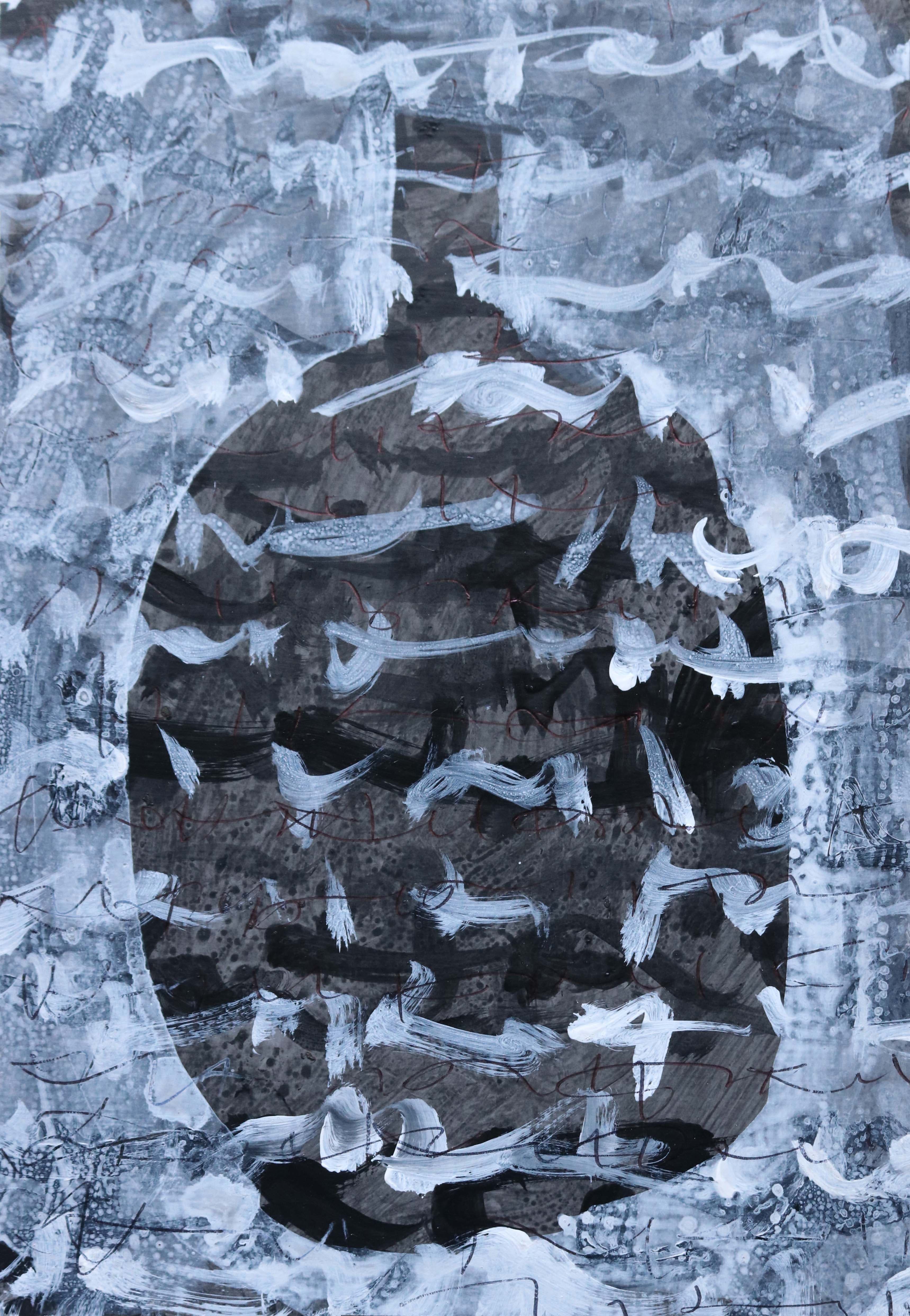Bipasha Hayat, Untitled 10, 20 x 14 cm, acrylic on PVC board, 2017