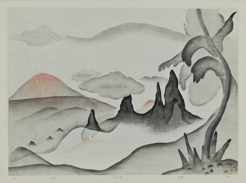 지페이_lost in vallery_85x62cm_수인판화_2015