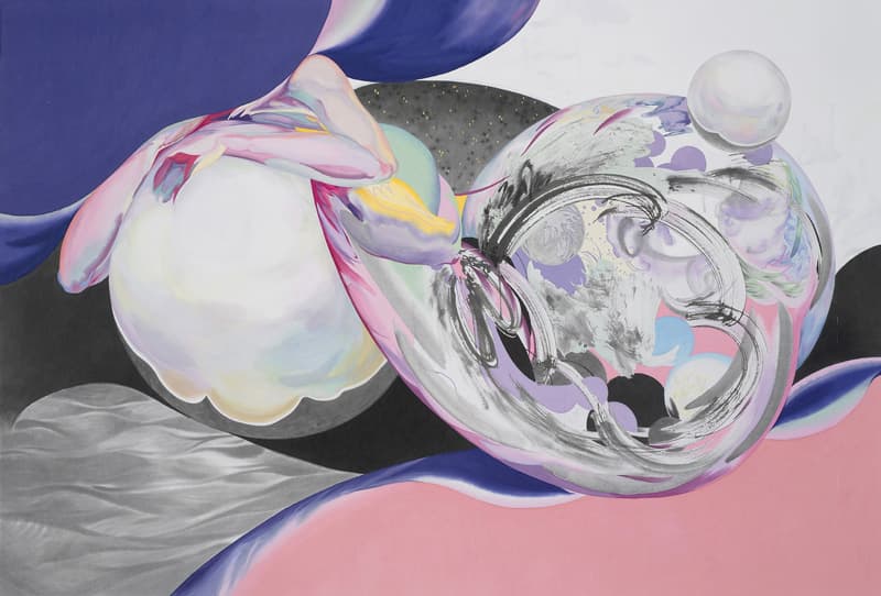 함미혜_겉과 속_장지에 먹, 채색_104x152cm_2019