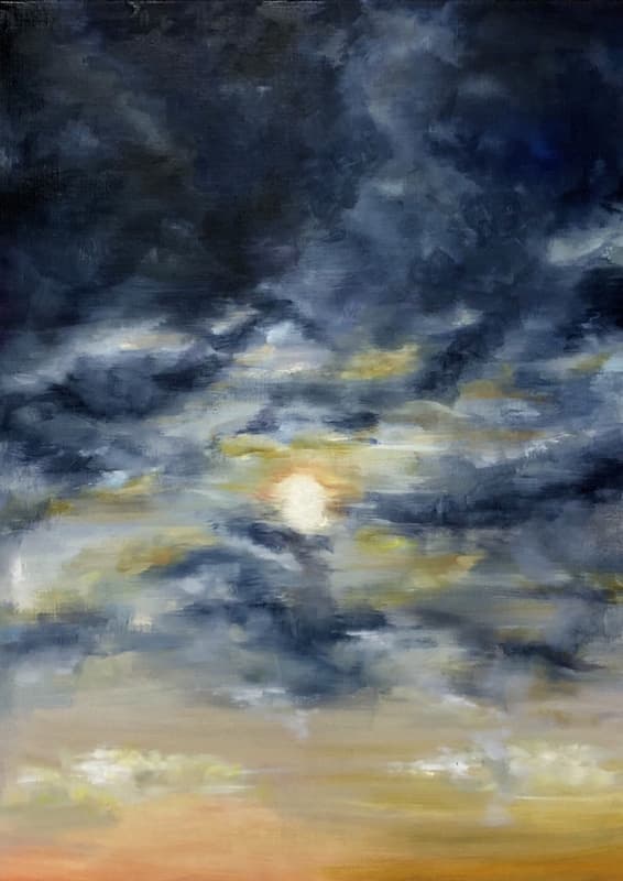 이미소, 구름1, 72.7x53.0 (cm), oil on canvas, 2019