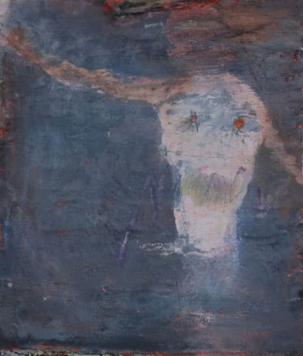 Horror Boy I , Mixed media on canvas , 53×45.5cm , 2016