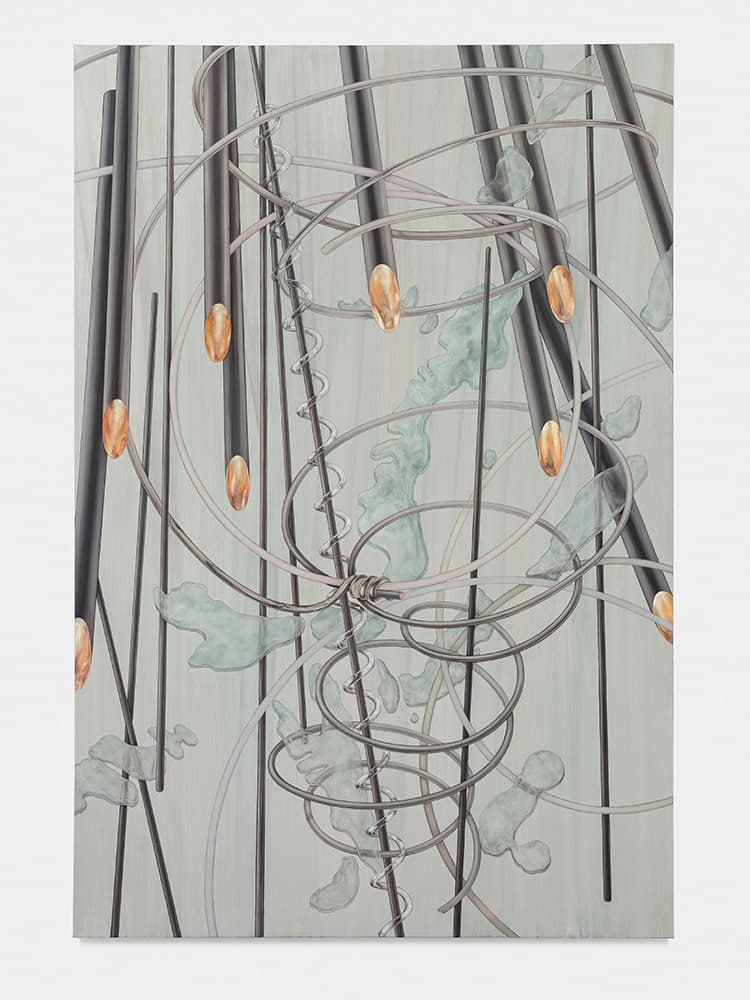 양소정, Untitled 01, 2022, acrylic and oil on canvas,193.9×130.3cm