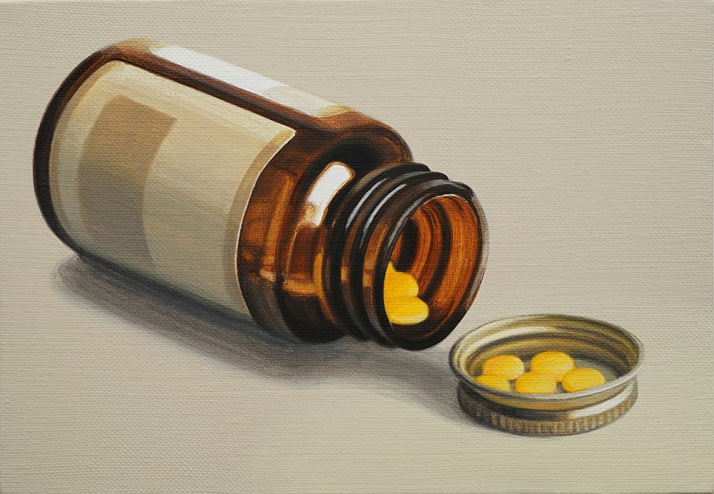 이수진_햇빛 충전, 2023, 17.9×25.8cm, oil on linen