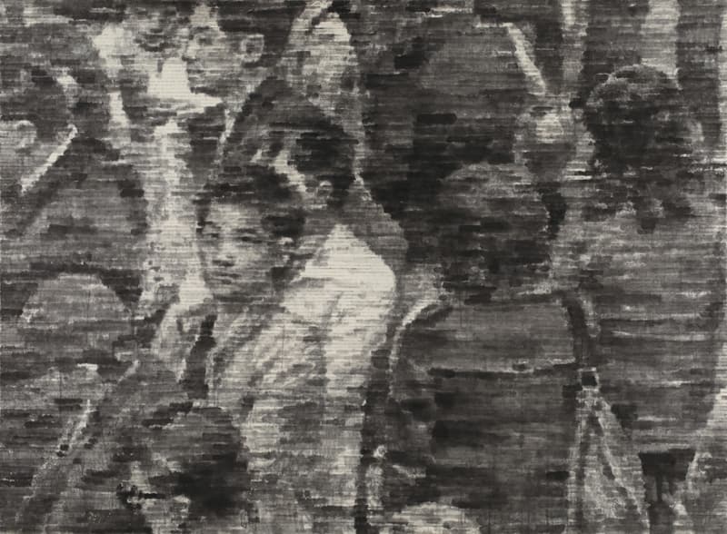 민재영, Busking Place_한지에 수묵_110x150cm_2017