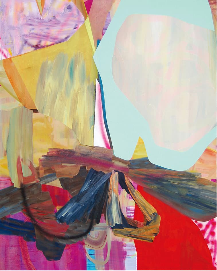 조현선-Index oil and spray on canvas, 162x130cm, 2014